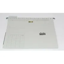 dots Taschenhefter Karton lichtgrau DIN A4 1x kaufmännische Heftung, 25 St.