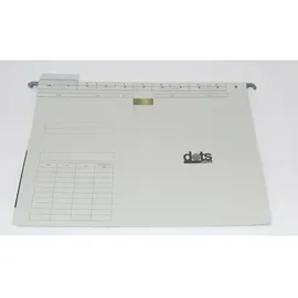 dots Taschenhefter Karton lichtgrau DIN A4 1x kaufmännische Heftung, 25 St.