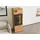 MASSIVMOEBEL24.DE Highboard 50 x 43,5 x 143 cm Wildeiche Natur geölt/lackiert / Braun