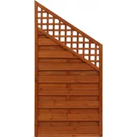 Andrewex Zaun-Schrägelement BK 90 x 180 cm teak