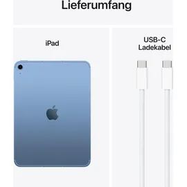 Apple iPad 11" (11. Generation 2025) 512 GB Wi-Fi + Cellular Blau