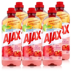 AJAX Ajax Allzweckreiniger Hibiskusblütenduft 1L – 100% Reinigungskraft (6e Allzweckreiniger