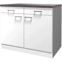 Flex-Well Unterschrank Lucca 100 x 60 x 85 cm Weiß