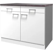 Flex-Well Unterschrank Lucca 100 x 60 x 85 cm Weiß