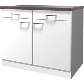 Flex-Well Unterschrank Lucca 100 x 60 x 85 cm Weiß