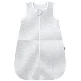 TupTam Sommerschlafsack Kleine Kinder" Gr. 62, grau Streifenmuster grau), Schlafsäcke, Baby, L: 68cm, Obermaterial: 100% Baumwolle, CO., L:68cm