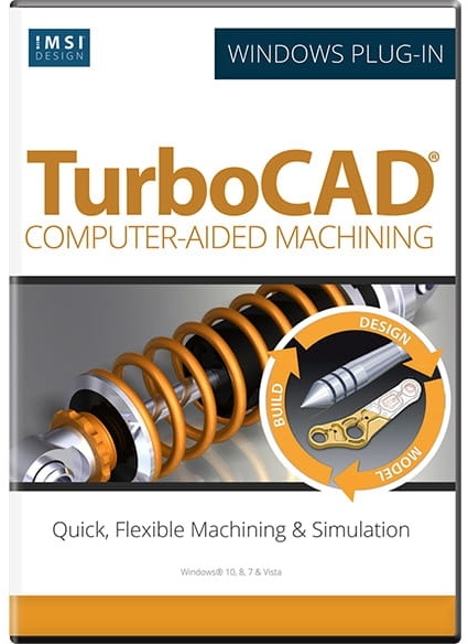 CAM Plug-in for TurboCAD Platinum 2019/2020, English