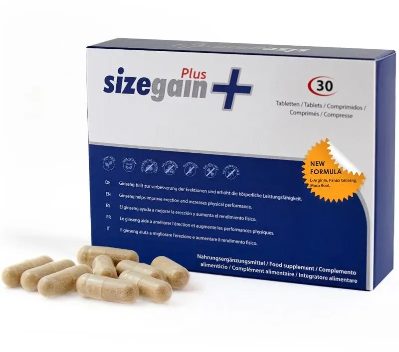 500 COSMETICS - SIZEGAIN PLUS-PILLEN ZUR VERGRÖSSERUNG DES PENIS