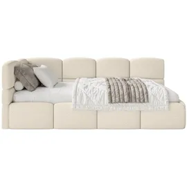 Selsey Jugendbett Cloudy 90 x 200 cm Kiefer beige hellbeige