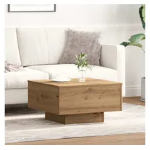 vidaXL Couchtisch Artisan Eiche braun 55 x 55 x 31 cm