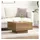 vidaXL Couchtisch Artisan Eiche braun 55 x 55 x 31 cm