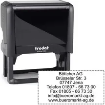 Trodat Printy 4926 Textstempel Schwarz
