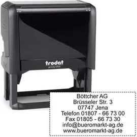 Trodat Printy 4926 Textstempel Schwarz