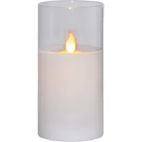 Star Trading LED Windlicht 15 cm weiß