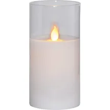 Star Trading LED Windlicht 15 cm weiß