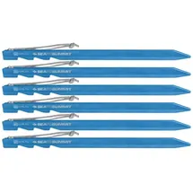 Sea to Summit Ground Control Light Zeltheringe, 6 Stück, blau