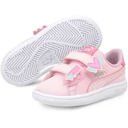 PUMA Smash V2 Unicorn Baby-Sneaker mit Klettverschluss pink lady/pink lady 24