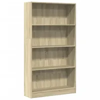 vidaXL Bücherregal 80 x 24 x 143 cm Braun