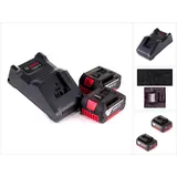 Bosch Starter Set 18V mit 2x GBA Akku 3,0Ah + GAL 18V-40 Ladegerät