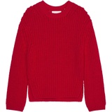 Marc O'Polo Grobstrick-Pullover loose, rot, S