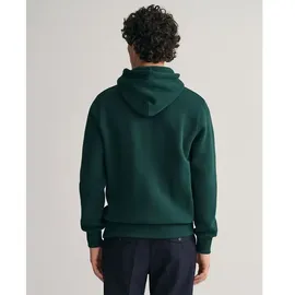 GANT für Herren. 2007058 Shield Hoodie grün (XXL), Lässig, Baumwolle, Langarm