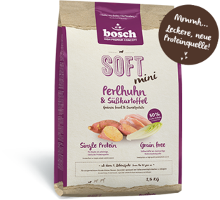 Bosch SOFT MINI Perlhuhn & Süßkartoffel 1000 g