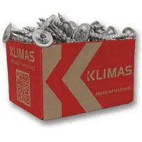 Klimas Tellerkopfschraube 8x240 Tellerkopf hell verz.TX40 KLIMAS