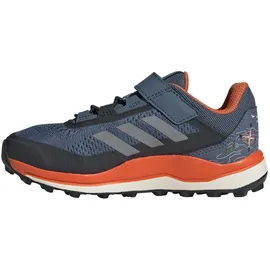 adidas Terrex Disney Agravic Flow Trail Running Shoe Trailrunning-Schuhe, Wonder Steel/Grey/semi Impact orange, 38 2/3