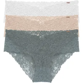 DORINA Slip 3 St. Beige/Grün M