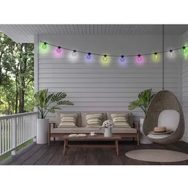 NÄVE Lichterkette Kunststoff Solar 60 lm IP44 inkl. Fernbedienung Farbwechsler