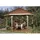 Weka Pavillon 656 3,76 x 3,29 m kdi inkl. Schindeln rot