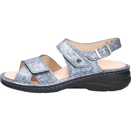 Finn Comfort Damen Sandale, blau(jeans), Gr. 36 - Blau - 36