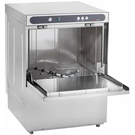 GastroHero Geschirrspülmaschine ECO 50x50 cm Korbmaß, mit Reiniger- | Klarspüldosierer, mit Ablaufpumpe | Enthärter Made in Europe,