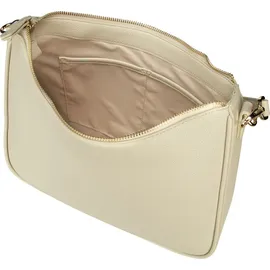 Valentino Never Hobo Bag Synthetik Beige/Weiß