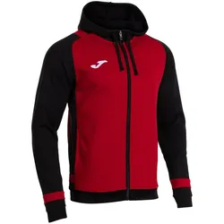 JOMA Lider Kapuzen-Trainingsjacke Kinder 601 - rot/schwarz 164