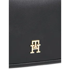 Tommy Hilfiger Logotape Camera Bag Schultertasche Kunstleder Black