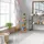 Relaxdays Badregal Walnuss, HBT 113x35,5x35,5 cm, 4 Ablagen, quadratisch, Standregal Küche, Badezimmer Regal Holz, natur