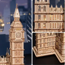 ROBOTIME Rolife 3D-Holz-Puzzle (Big Ben