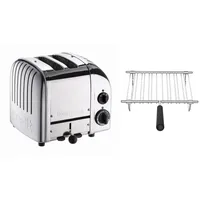 Dualit Toaster Dualit Paket 1, 2er Toaster mit Brötchenaufsatz