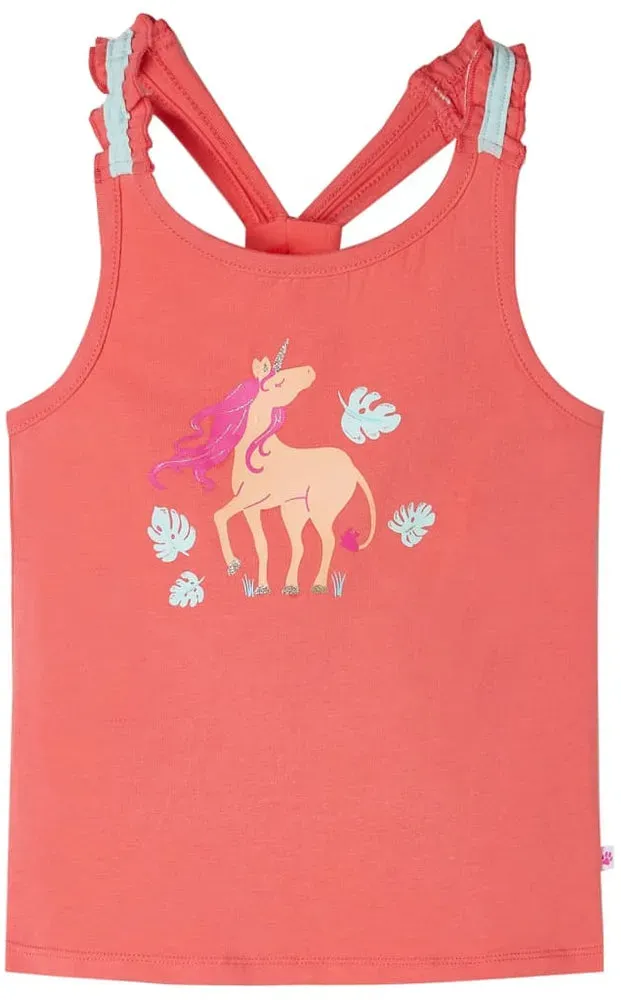 Kinder-Tanktop Korallenrosa 140