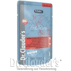 Dr. Clauder's Best Selection Sterilised No 32 Huhn & Rind mit Katzenminze - 16x 85g