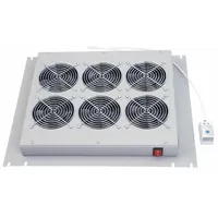 Triton 19" Belüftungseinheit für Dach/Boden, RAC-CH-X05-X3 lichtgrau