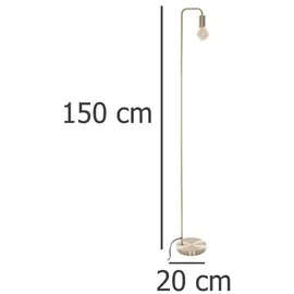 Atmosphera Stehlampe Atmosphera 150 cm Gold