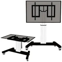 NeoMounts PLASMA-M2500TSILVER TV-Rollwagen 106,7 cm (42\ - - Tischneigefunktion