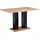 massivline & more Martina 120 x 74,7 x 80 cm braun