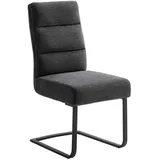 MCA Furniture 2er Set Schwingstuhl Limassol - Anthrazit