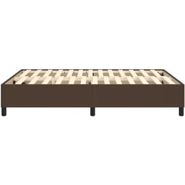 vidaXL Boxspringbett 140 x 190 cm Braun