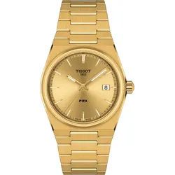 Tissot T-Classic PRX Quarz 35mm T137.210.33.021.00 - gelbgold,Gelbgold - 35mm