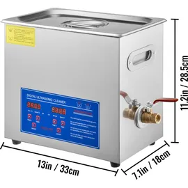 Vevor Ultraschallreiniger 6 L Weiß