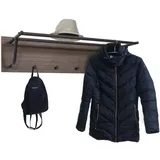 MCW Wandgarderobe N78 Dunkelbraun